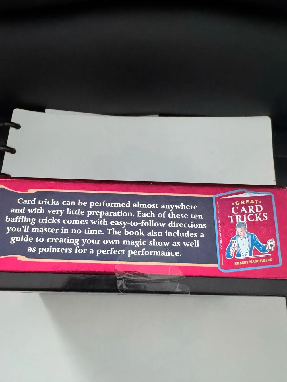 Magic Card Tricks Book & Kit By Robert Mandelberg and Distributed By Mud Puddle